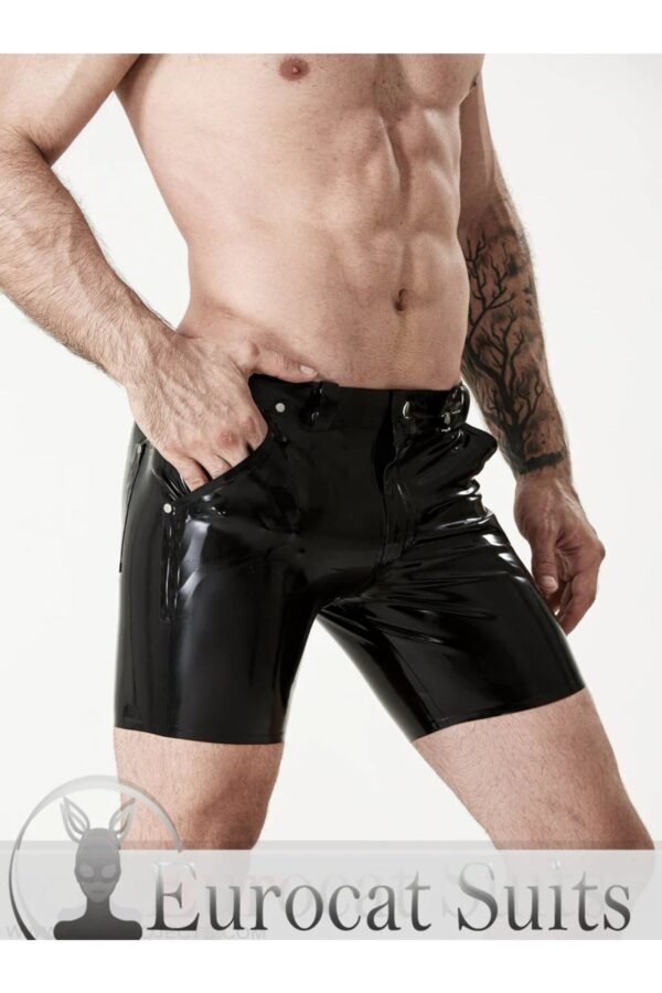 eurocat latex Male Casual Fitted Shorts