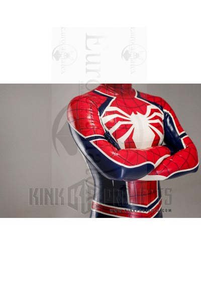 eurocat latex Male 'Spidey Two' rubber Costume Catsuit