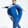 Latex Sexy Inflatable outer thickness is 0.8mm  color are Middle Blue