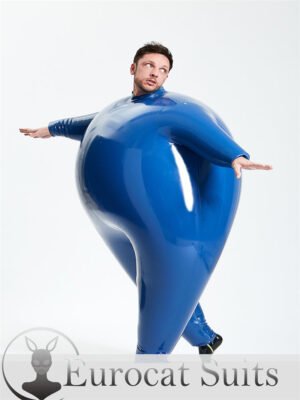 Latex Sexy Inflatable outer thickness is 0.8mm  color are Middle Blue