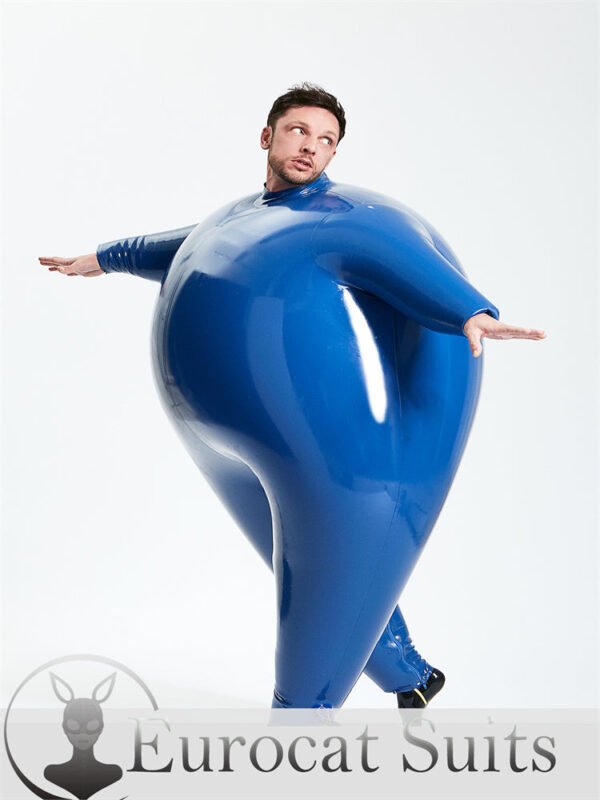 Latex Sexy Inflatable outer thickness is 0.8mm  color are Middle Blue
