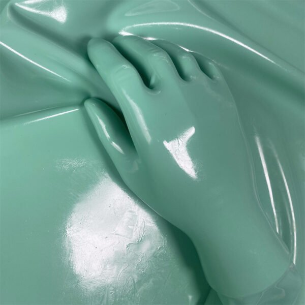 Jade Green Classic Short Molded Latex Gloves