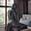 eurocat latex Male Standard 'Gimp' Fully-Enclosed Catsuit with Penis & Anal Sheaths
