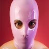 LATEX MASK SILENT HOOD