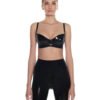 Shiny Latex Push Up Bra