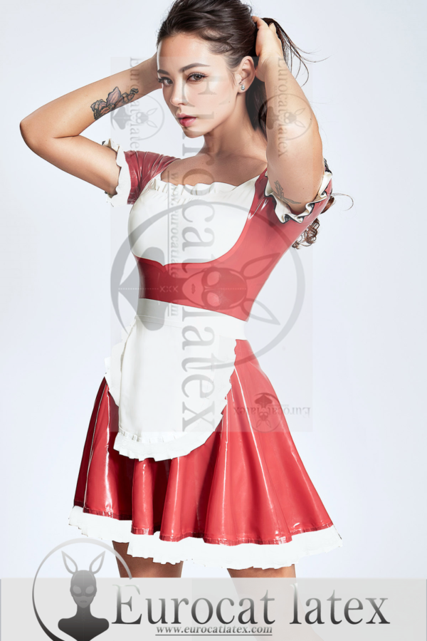 latex 'Serveur Féminin' Waitress Uniform handmade