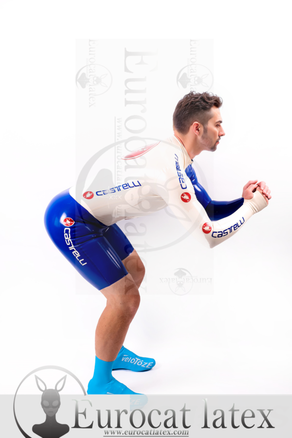 latex Male Italian Style Cycling Suit