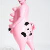 eurocat Male Latex sexy Unisex Inflatable Pig Suit main color is  Bubblegum Pink