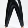 Black Sexy Latex Unisex Male Inflatable Pants outer thickness is 0.6mm