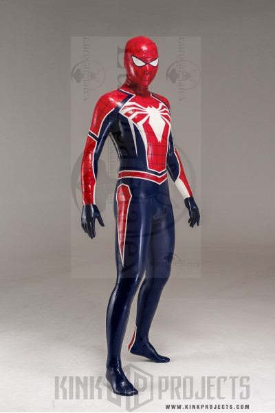 eurocat latex Male 'Spidey Two' rubber Costume Catsuit