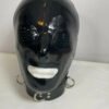 Latex Pin hole Eyes Open Mouth Hood