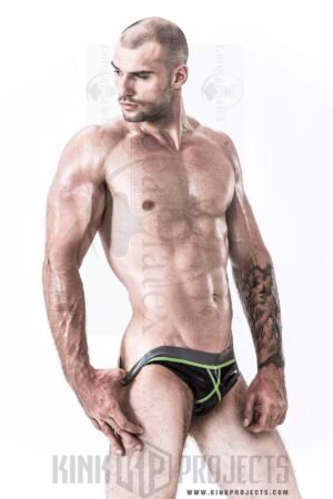 eurocat latex Male rubber Criss-Cross Briefs