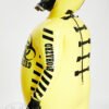 Sexy Latex Inflatable outer inner color both are Yellow thickness 0.4mm