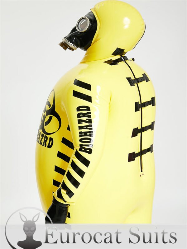 Sexy Latex Inflatable outer inner color both are Yellow thickness 0.4mm