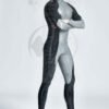 eurocat latex Male 'Wingspan' Back Zipper Catsuit