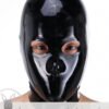 eurocat Male Latex Hood Rubber Fetish Wear Cosplay catsuits  MASK GIMP