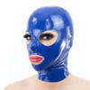 Latex Hood with Trim Eyes – single color with zipper