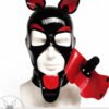 eurocat Male Latex Hood Rubber Fetish Wear Cosplay catsuits PUPPY MASK