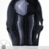 eurocat Male Latex Hood Rubber Fetish Wear Cosplay catsuits LASER PERFORATE  MASK