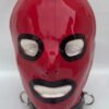Latex Hood Contrast open eyes & open mouth