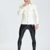 latex Male Long-Sleeved 'Semi-Formal' Shirt handmade