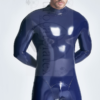 eurocat latex Male Shoulder-zip Catsuit