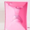 eurocat Male Latex hood fetish wear vacuum cube Rubber Mask Eyes Club Cosplay Bubblegum Pink