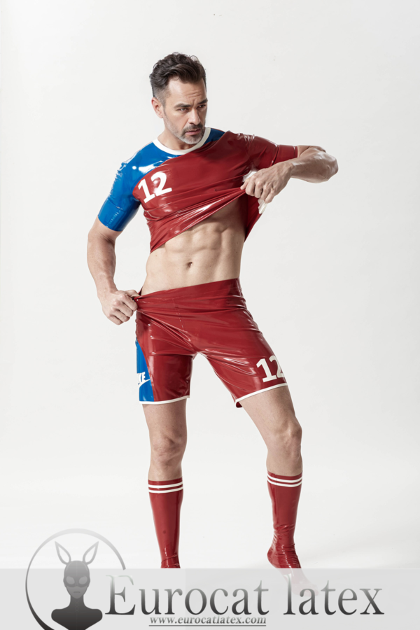 eurocat latex Male Footballer rubber Outfit