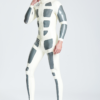 Male 'Silver Streak' Rubber Catsuit