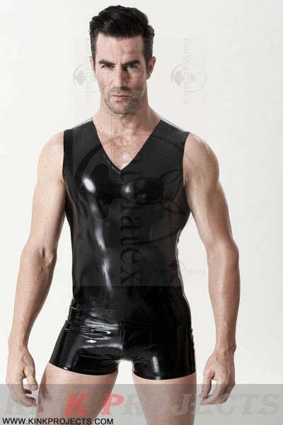 eurocat latex Male Basic V-Neck Tank Top