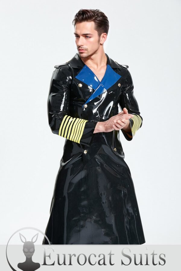 eurocat latex Male 'Hornblower' Knee-Length Coat