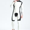 Male 'White Knight' Back Zip Catsuit