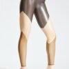 eurocat latex female Metallic Platinum Leggings
