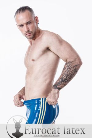 eurocat latex Male Triple Stripe Swim Trunks
