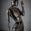 Latex Bondage Shawl Ensemble