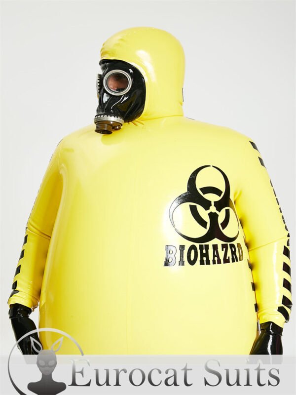 Sexy Latex Inflatable outer inner color both are Yellow thickness 0.4mm