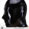 eurocat Male Latex Hood Rubber Fetish Wear Cosplay catsuits MASK MOUTH ZIP