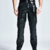eurocat latex Male Quilted Pattern Trousers