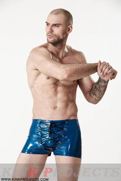 eurocat latex Male Front-Laced Shorts