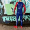 Male 'Sportsman' Round Neck Catsuit With Codpiece
