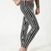 eurocat latex Male Candy-Striped Leggings