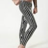 eurocat latex Male Candy-Striped Leggings
