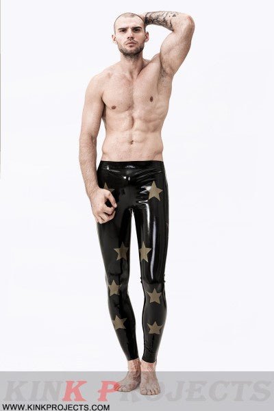 eurocat latex Male 'Star-Spangled' Leggings