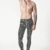 eurocat latex Male Candy-Striped Leggings