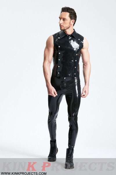 eurocat latex Male Double-Breasted Sleeveless Vest