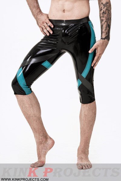 eurocat latex Male 'Crossways' rubber Knee-Length Leggings