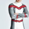 eurocat latex Male 'Firebolt' Back Zipper Catsuit