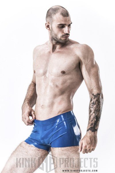 eurocat latex Male 'Open-Bum' rubber Club Shorts