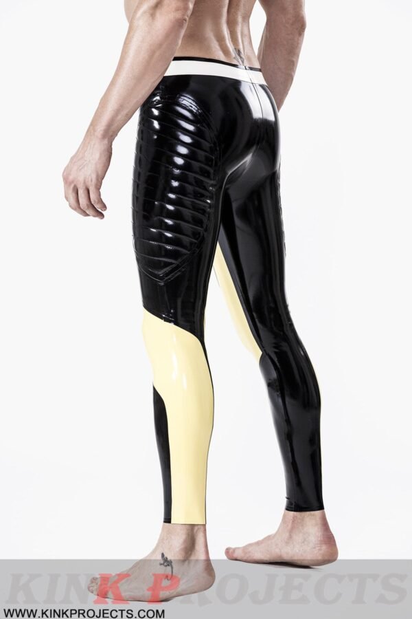eurocat latex Male Padded Thighs Zipperless rubber Leggings