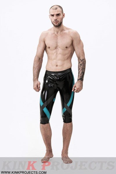 eurocat latex Male 'Crossways' rubber Knee-Length Leggings